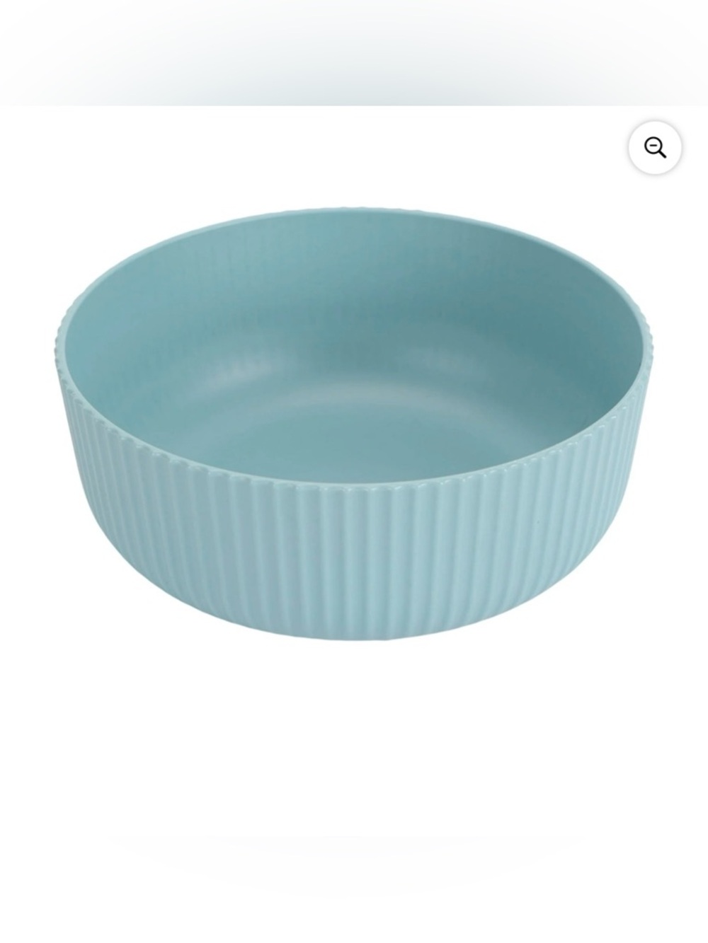 Mainstays - Blue Eco-Friendly Recycled Plastic Cereal Bowl, 38-Ounce
